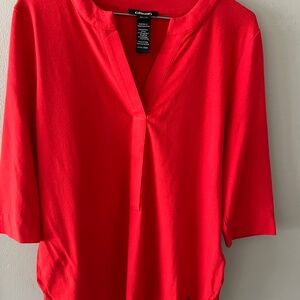 Red Olsen Ladies Top - Cotton blend with nice stretch - new condition